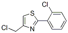 4-(Chloromethyl)-2-(2-chlorophenyl)-1,3-thiazole Structure,588676-51-1Structure
