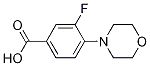 3-Fluoro-4-(4-morpholinylbenzoic acid Structure,588708-72-9Structure