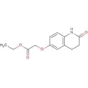 Ethyl 2-(1,2,3,4-tetrahydro-2-oxoquinolin-6-yloxy)acetate Structure,58900-90-6Structure