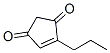 4-丙基-4-环戊烯-1,3-二酮结构式_58940-74-2结构式