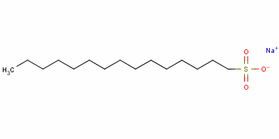 1-十五烷磺酸钠结构式_5896-54-8结构式