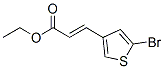 3-(5-溴-3-噻吩)-2-丙酸乙酯结构式_58963-72-7结构式
