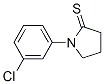 1-(3-氯苯基)-2-吡咯烷硫酮结构式_58973-28-7结构式