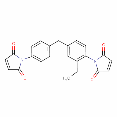 1-[4-[[4-(2,5-二氢-2,5-二氧代-1H-吡咯-1-基)-3-乙基苯基]甲基]苯基]-1H-吡咯-2,5-二酮结构式_58978-11-3结构式