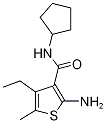 3-Thiophenecarboxamide,2-amino-n-cyclopentyl-4-ethyl-5-methyl-(9ci) Structure,590355-69-4Structure