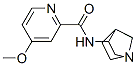 2-Pyridinecarboxamide,n-(1r,3r,4s)-1-azabicyclo[2.2.1]hept-3-yl-4-methoxy- Structure,590370-53-9Structure