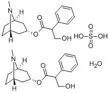 硫酸阿托品结构式_5908-99-6结构式