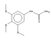 1-(3,4,5-Trimethoxyphenyl)-2-thiourea Structure,59083-54-4Structure