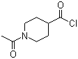 1-乙酰基异哌啶甲酰氯结构式_59084-16-1结构式