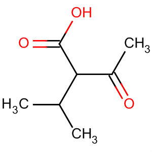 2-乙酰基-3-甲基丁酸结构式_59144-21-7结构式