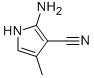 2-氨基-4-甲基-1H-吡咯-3-甲腈结构式_59146-60-0结构式