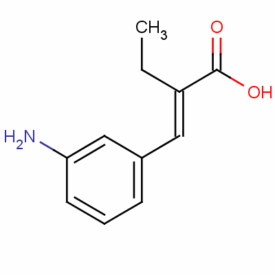 2-[(3-氨基苯基)亚甲基]丁酸结构式_59150-78-6结构式