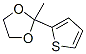 2-乙酰基噻吩乙二醇缩醛结构式_5916-12-1结构式