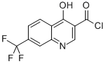 3-Quinolinecarbonyl chloride,4-hydroxy-7-(trifluoromethyl)- Structure,59197-90-9Structure