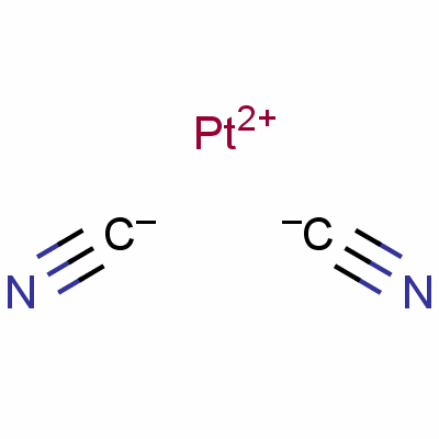 氰化铂(II)结构式_592-06-3结构式