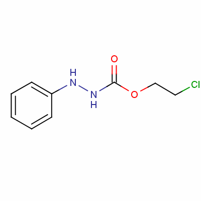 3-苯基肼基甲酸 2-氯乙基酯结构式_5923-43-3结构式