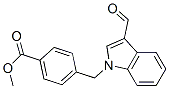 (9ci)-4-[(3-甲酰基-1H-吲哚-1-基)甲基]-苯甲酸甲酯结构式_592546-73-1结构式