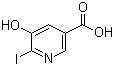 5-羟基-6-碘-3-吡啶羧酸结构式_59288-39-0结构式