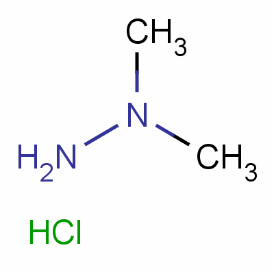 1,1-二甲基肼盐酸盐结构式_593-82-8结构式