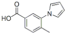 4-Methyl-3-(1H-pyrrol-1-yl)benzoic acid Structure,593272-75-4Structure