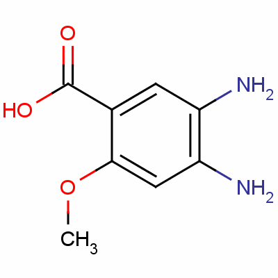 4,5-Diamino-o-anisic acid Structure,59338-91-9Structure