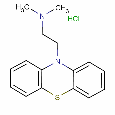 n,n-二甲基-10h-吩噻嗪-10-乙胺盐酸盐 cas no.