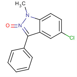 1H-Indazole, 5-chloro-1-methyl-3-phenyl-, 2-oxide Structure,59341-19-4Structure