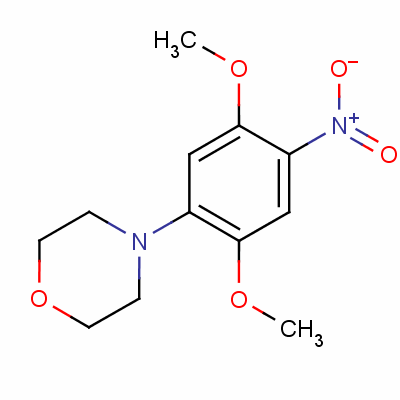 4-(2,5-Dimethoxy-4-nitrophenyl)morpholine Structure,59411-71-1Structure