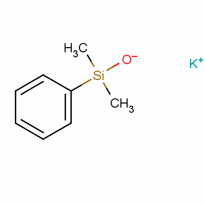 苯基二甲基硅醇钾结构式_59413-34-2结构式