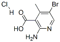 2-氨基-5-溴-4-甲基烟酸盐酸盐结构式_59414-89-0结构式