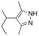 1H-pyrazole,3,5-dimethyl-4-(1-methylpropyl)-,(+)- Structure,59434-39-8Structure