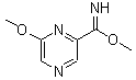 6-Methoxypyrazinecarboximidic acid methyl ester Structure,59484-60-5Structure