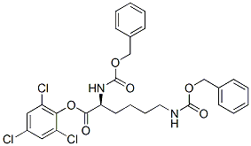 N2,N6-双[(苄氧基)羰基]-l-赖氨酸 (2,4,6-三氯苯基)酯结构式_59515-50-3结构式