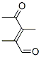 (9CI)-2,3-二甲基-4-氧代-2-戊烯醛结构式_595606-38-5结构式