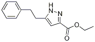 5-(2-苯基)乙基-1H-吡唑-3-羧酸乙酯结构式_595610-47-2结构式