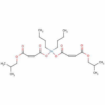 Isobutyl (z,z)-10,10-dibutyl-2-methyl-5,8,12-trioxo-4,9,11-trioxa-10-stannapentadeca-6,13-dien-15-oate Structure,59571-08-3Structure