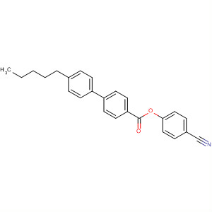 4-戊基-4-联苯羧酸 p-氰基苯酯结构式_59662-53-2结构式