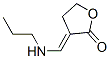 (3e)-(9ci)-二氢-3-[(丙基氨基)亚甲基]-2(3H)-呋喃酮结构式_596818-31-4结构式