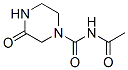(9CI)-N-乙酰基-3-氧代-1-哌嗪羧酰胺结构式_59701-97-2结构式