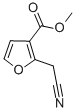 3-Furancarboxylic acid, 2-(cyanomethyl)-, methyl ester Structure,59760-33-7Structure
