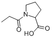 1-丙酰基吡咯烷-2-羧酸结构式_59785-64-7结构式