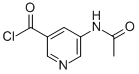 (9CI)-5-(乙酰基氨基)-3-吡啶羰酰氯结构式_59793-45-2结构式