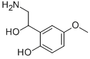 2-(2-氨基-1-羟基乙基)-4-甲氧基苯酚结构式_59852-28-7结构式