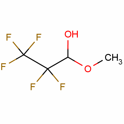 Pentafluoropropionaldehyde methyl hemiacetal Structure,59872-84-3Structure