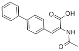 2-乙酰氨基-3-(4-联苯)丙烯酸结构式_599178-66-2结构式