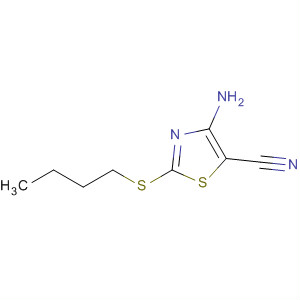 4-氨基-2-(丁基硫代)-5-噻唑甲腈结构式_59972-67-7结构式