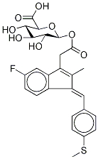 Sulindac sulfide acyl-beta-d-glucuronide Structure,59973-78-3Structure