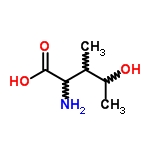 L-4-羟基异亮氨酸结构式_6001-78-8结构式