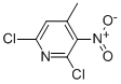2,6-二氯-4-甲基-3-硝基吡啶结构式_60010-03-9结构式