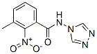 (9ci)-3-甲基-2-硝基-n-4H-1,2,4-噻唑-4-基-苯甲酰胺结构式_600126-55-4结构式